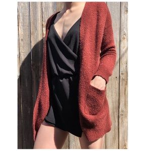 Forever 21 Burgundy cardigan